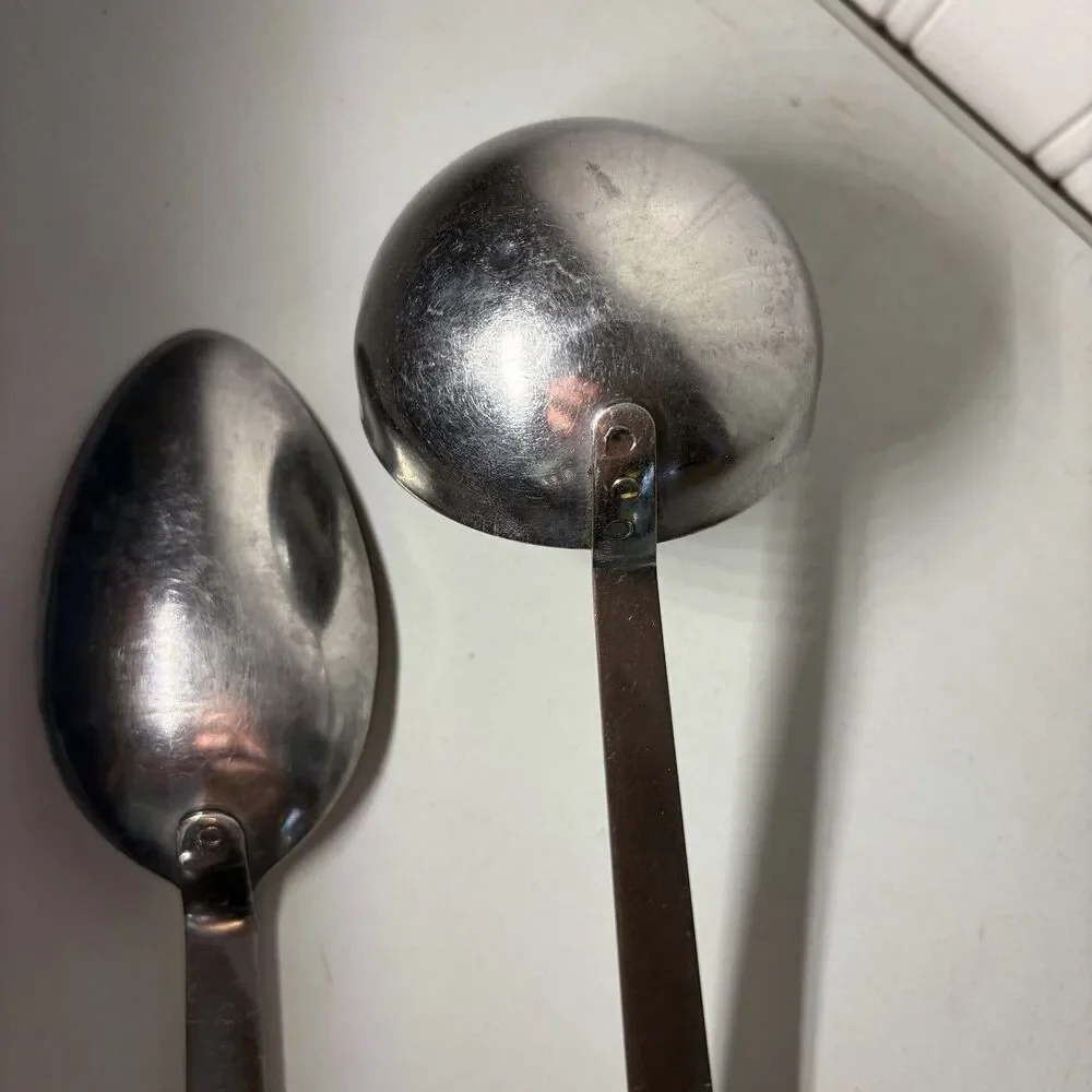 VTG Marcrest Stainless Steel Wooden Handle Kitchen Utensils Made in USA